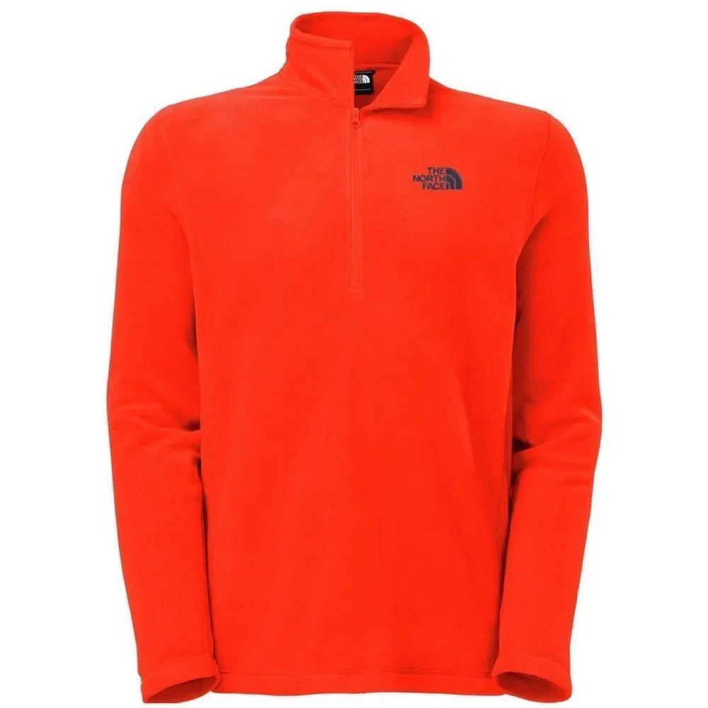 THE NORTH FACE | TKA 100 Orange Red Glacier 1/4 Zip Pullover Men’s Size XX-Large